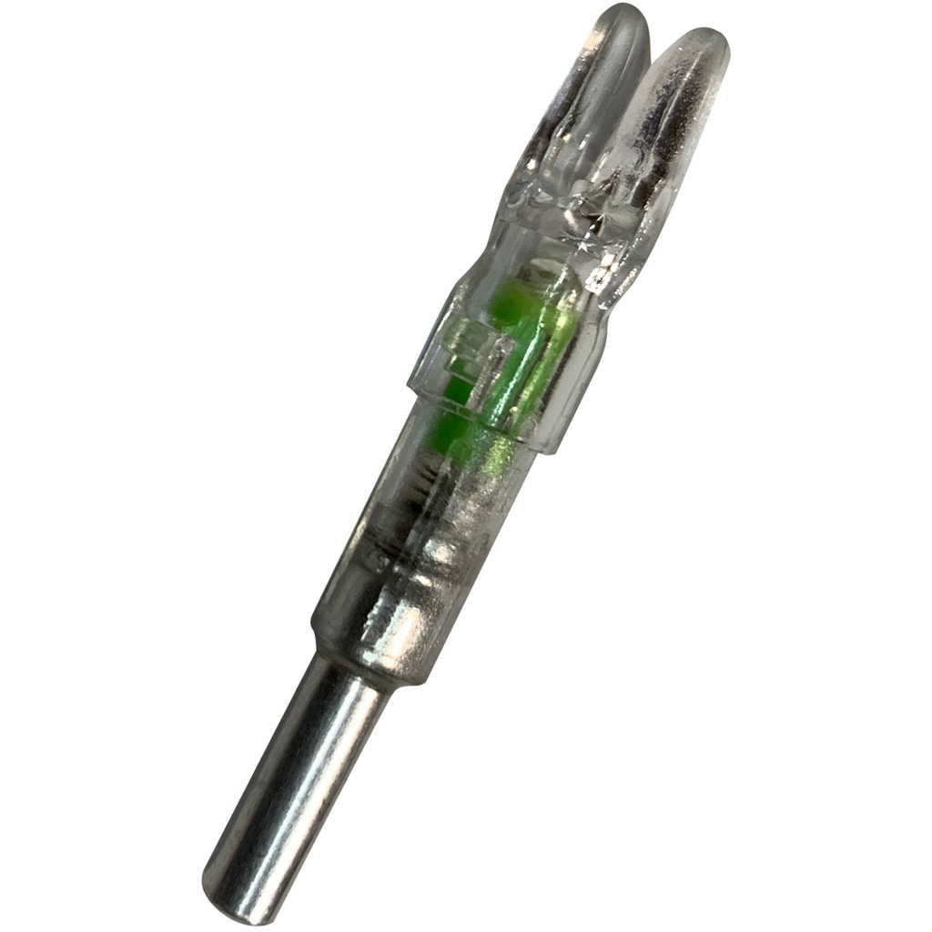 Flex Fletch LIT Lighted Arrow Nocks .166 Green 3 pk. - Image 2