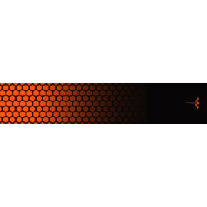 White Water Archery Honeycomb Fade Arrow Wraps Fade Orange 5 in. x 1.125 in. 15 pk.