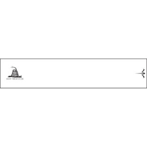 White Water Archery Arrow Wraps Gadsden White 5 in. x 1.125 in. 15 pk.