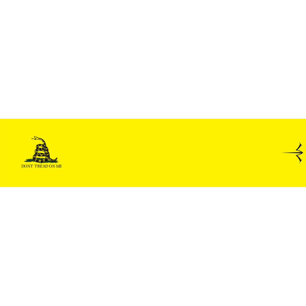 White Water Archery Arrow Wraps Gadsden Yellow 5 in. x 1.125 in. 15 pk.