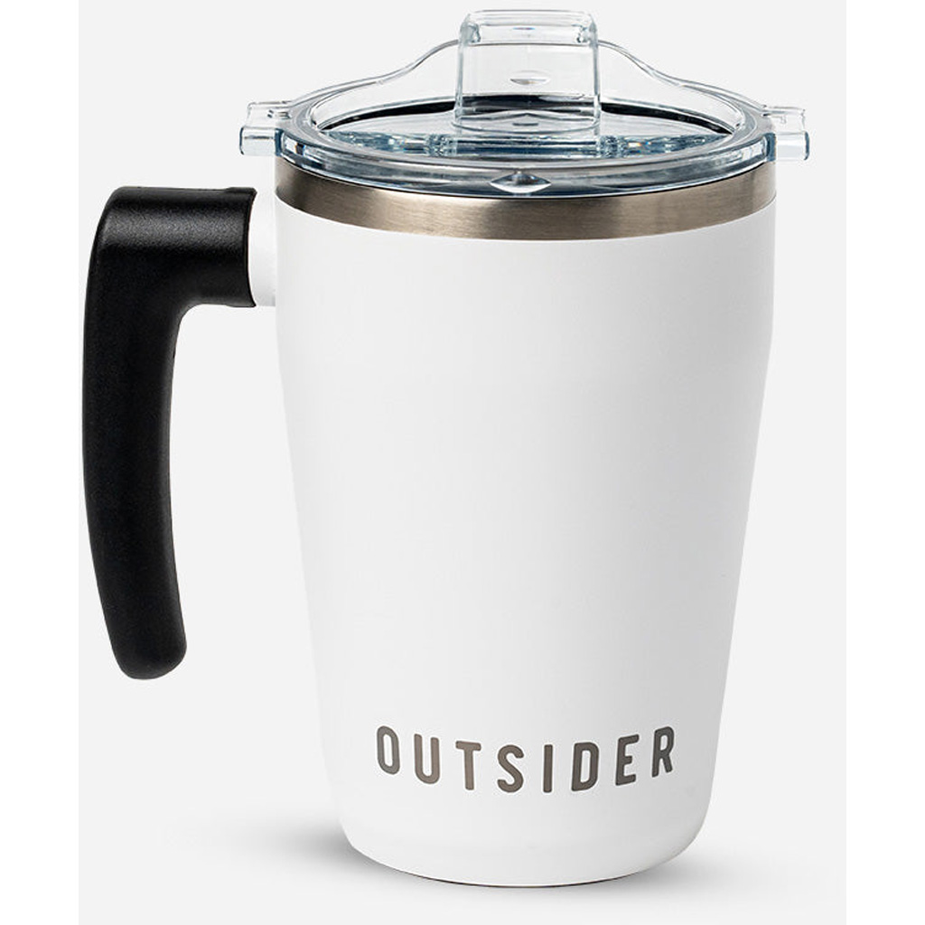 Outsider The AM Travel Mug White - Image 2