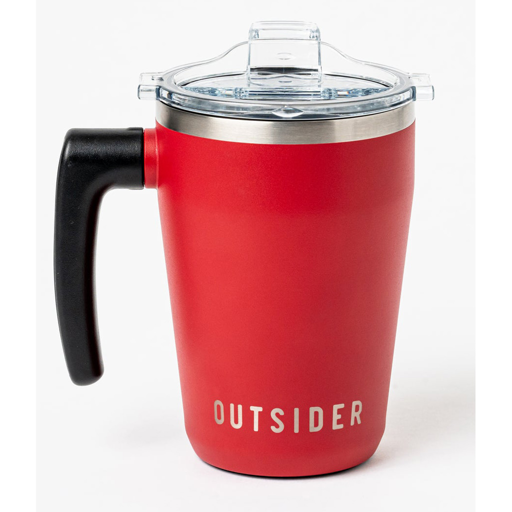 Outsider The AM Travel Mug Crimson - Image 3