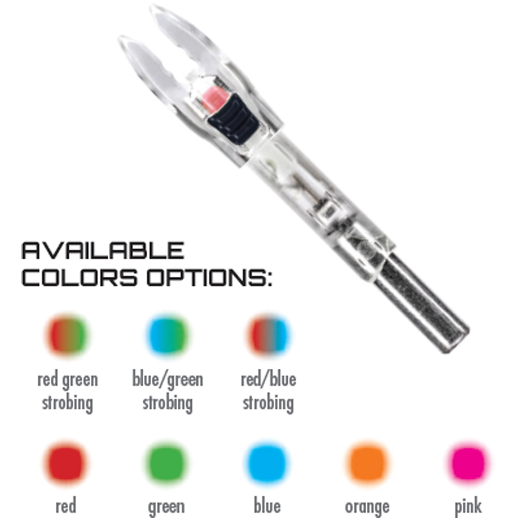 Nockturnal G Nock Shift Lighted Nocks Pink 3 pk. - Image 2