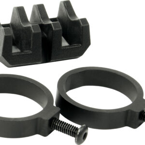 Magpul MAG614-BLK Light Mount V-Block and Rings  Black Anodized Aluminum/Polymer