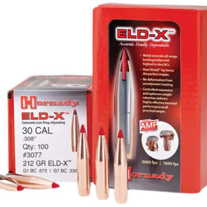 Hornady 2441 ELD-X 6mm .243 90 gr Extremely Low Drag eXpanding 100 Per Box/ 25 Case