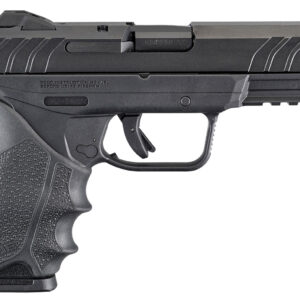 Ruger 3819 Security-9  9mm Luger  4" Barrel 10+1, Black Polymer Frame With Picatinny Acc. Rail, Black Oxide Steel Slide, Hogue Beavertail HandALL Rubber Grip