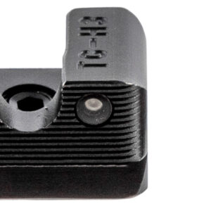 TruGlo TG231Z1C Tritium Pro Black | Green Tritium Orange Outline Front Sight Green Tritium Rear Sight