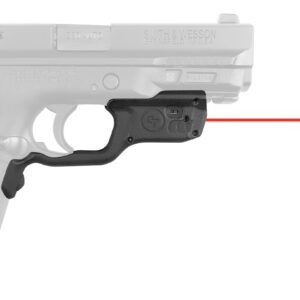 Crimson Trace 0198701 Laserguard Fits S&W M&P 22/380EZ Shield/9EZ Shield, Red Laser Black Polymer