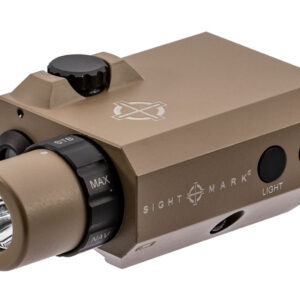 Sightmark SM25012DE LoPro Mini Combo Flashlight and Green Laser Sight Dark Earth 300 Lumens White LED