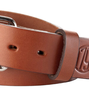 1791 Gunleather BLT014246CBRA 01 Gun Belt Classic Brown Leather 42/46 1.50" Wide Buckle Closure