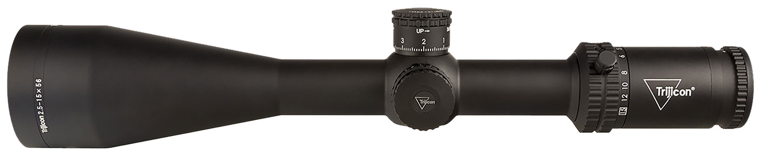 Trijicon 2900036 Credo Matte Black 2.5-15x56mm 30mm Tube LED Illuminated Red MRAD Center Dot Reticle