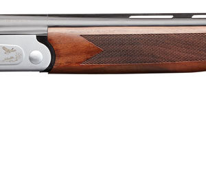 Charles Daly 930217 202  Full Size 20 Gauge Break Open 3" 2rd 26" Blued Over/Under Vent Rib Barrel, Engraved Quail Scene Silver Steel Grooved Receiver, Fixed Checkered Walnut Stock