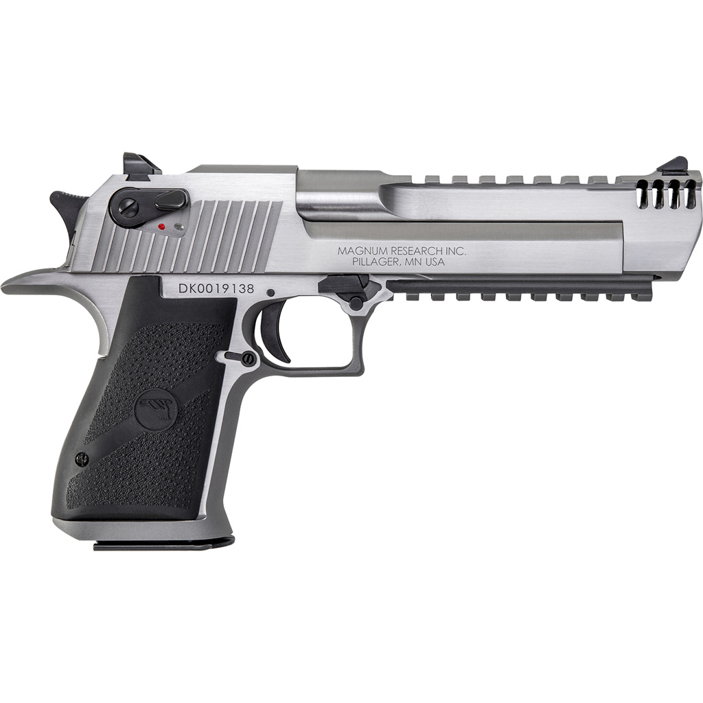 Magnum Research Desert Eagle Mark XIX Pistol 50 AE 6 in. Stainless Steel 7 rd. Muzzle Brake