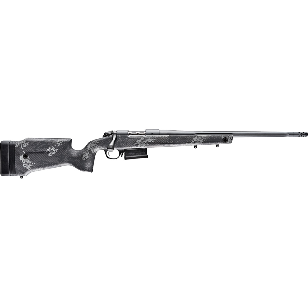 Bergara B-14 Crest Rifle 25 Creedmoor 20 in. BLK Carbon / Fluted Steel 5 rd - Image 2