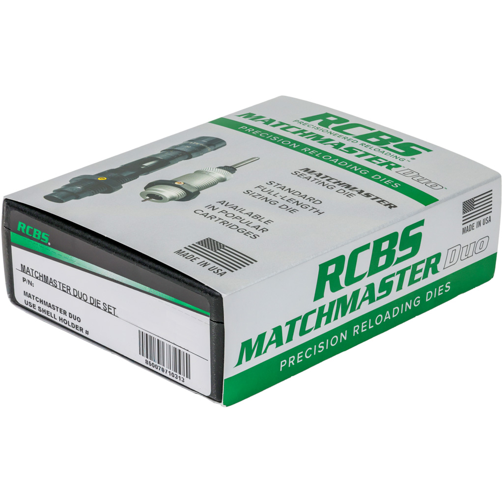 RCBS MatchMaster Duo Die Set 22 Creedmoor