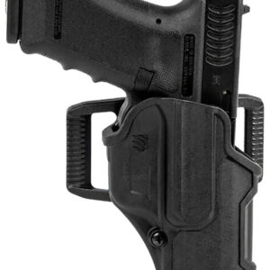 Blackhawk 410700BKR T-Series L2C Non-Light Bearing OWB Black Polymer Belt Slide Compatible w/Glock 17/22/31/34/41/47  Right Hand