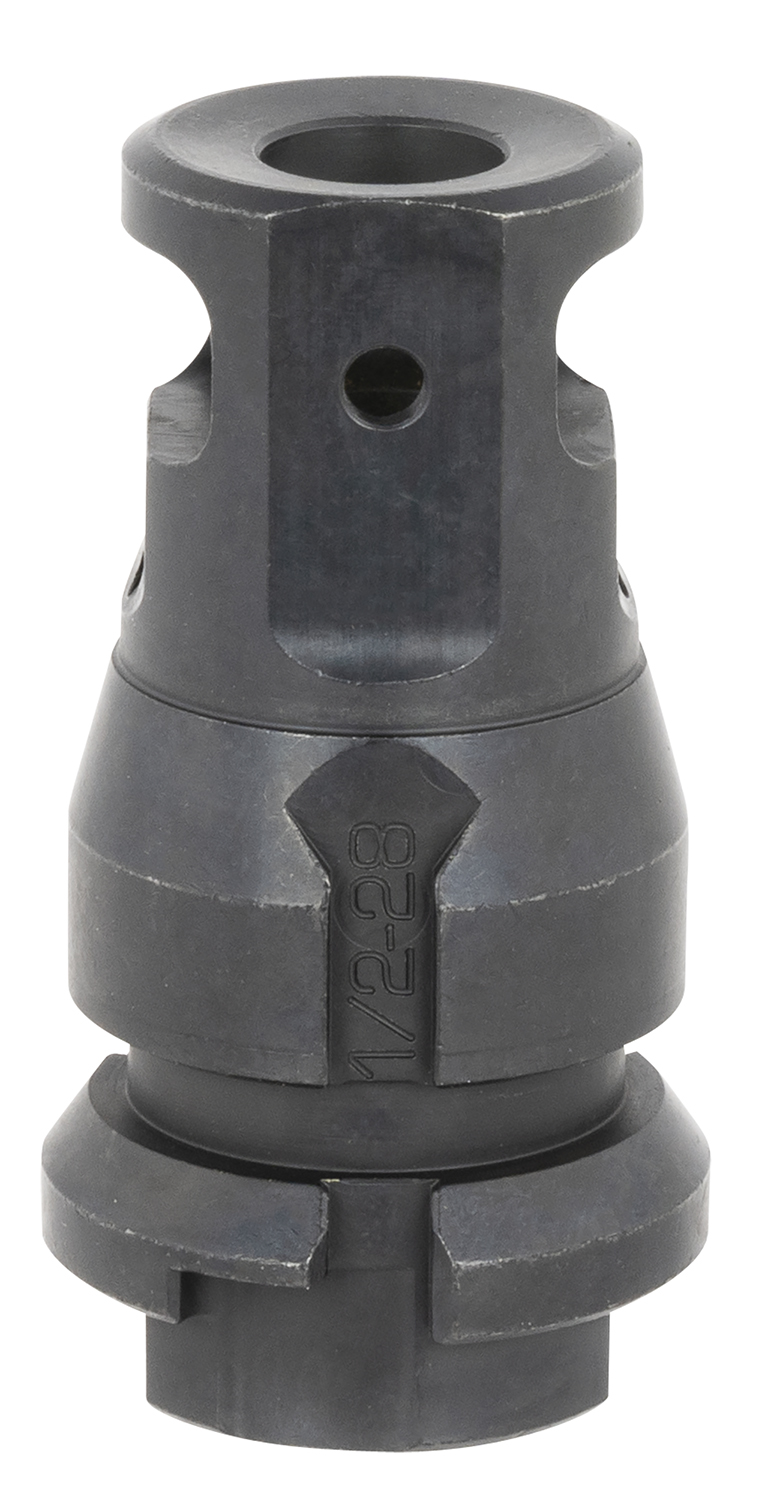 Dead Air DA109 KeyMount Muzzle Brake Black with 1/2"-28 tpi Threads & 2.60" OAL for Sandman Series, KeyMo Equipped Nomad-30 & Primal Suppressors