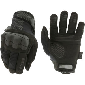 Mechanix Wear MP355010 M-Pact 3  Black Synthetic Leather Large Velcro Closure