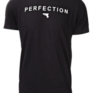 Glock AA75124 Perfection Pistol Black Cotton Short Sleeve Small