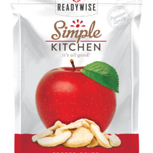 ReadyWise SK05910 Simple Kitchen Freeze Dried Fruit Sweet Apples 1 Serving Pouch 6 Per Case