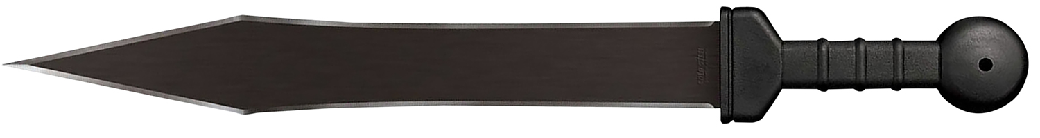 Cold Steel CS97GMS Gladius 18" Black Matte Baked-On Anti Rust 1055 Carbon Steel Blade/ Black Polypropylene Handle 25.88" Long Includes Sheath