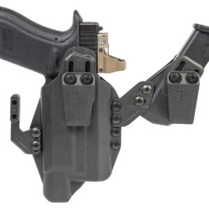 Blackhawk 416963BK Stache IWB Size 63 Black Polymer Belt Clip Fits S&W M&P Shield w/Crimson Trace Laser Ambidextrous