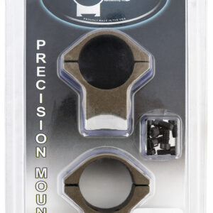 Talley HC930735 Scope Mount/Ring Combo  Burnt Bronze Aluminum 1" Tube X-Bolt Low Rings Short/Long Action 0 MOA