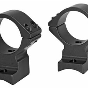 Talley 738749 Scope Mount/Ring Combo  Black Anodized Aluminum 30mm Tube Kimber 84M Low Rings Short Action 0 MOA