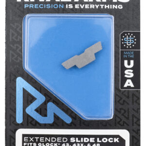 Rival Arms RARA80G003D Slide Lock Extended Polished Stainless for Glock 43/43X/48