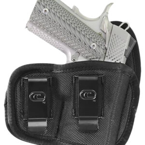 Crossfire Shooting Gear CRFCYCLSA1M1R The Cyclone  IWB/OWB Size 01 Black Foam Laminate Belt Clip Fits Micro 1-1.50" Barrel Right Hand