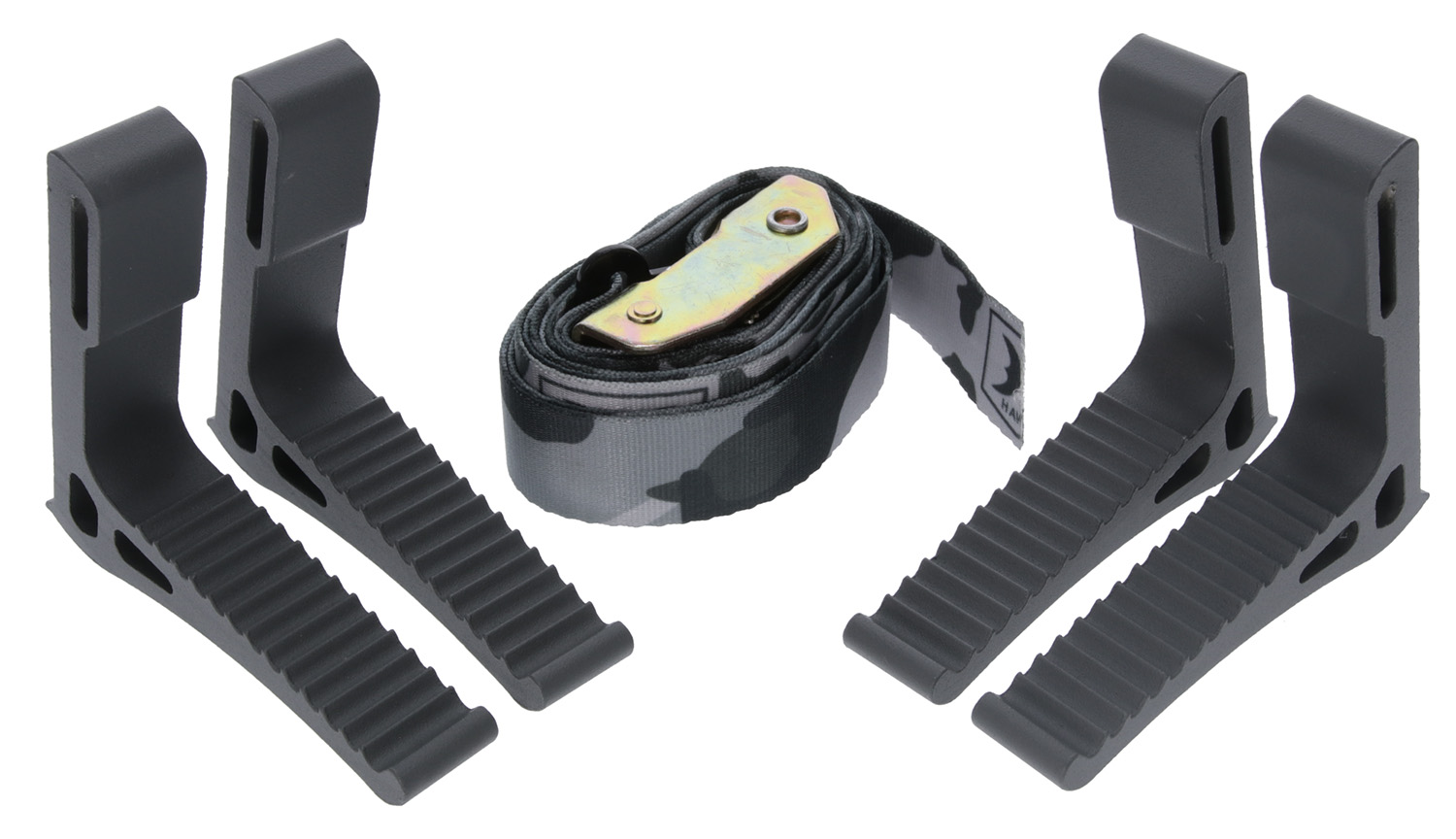 Hawk HWKSTP4PK Monkey Bar Steps Black Aluminum 4 Pack