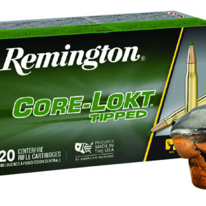 Remington Ammunition 29027 Core-Lokt Tipped 30-06Springfield 150gr Core-Lokt Tipped 20 Per Box/10 Case