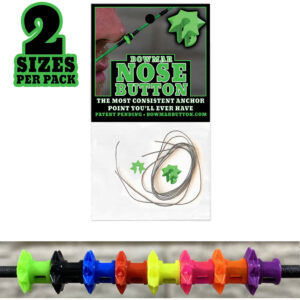 Bowmar Nose Button Black 2 pc. Small/Large