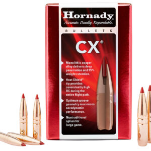 Hornady 254104 CX 25 Cal .257 90 gr Boat Tail 50 Per Box/ 25 Case