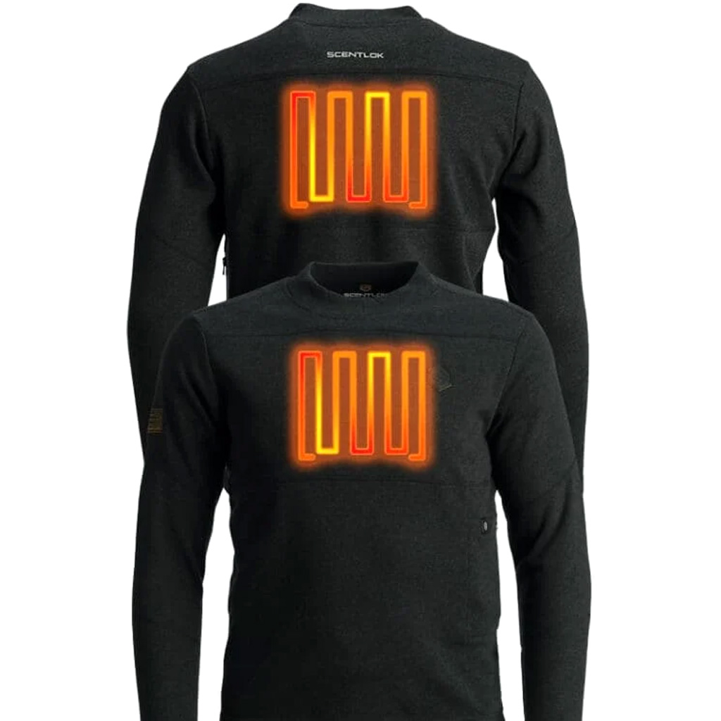 ScentLok BE:1 Trek Heated Base Shirt Blackout Black 2X-Large - Image 3
