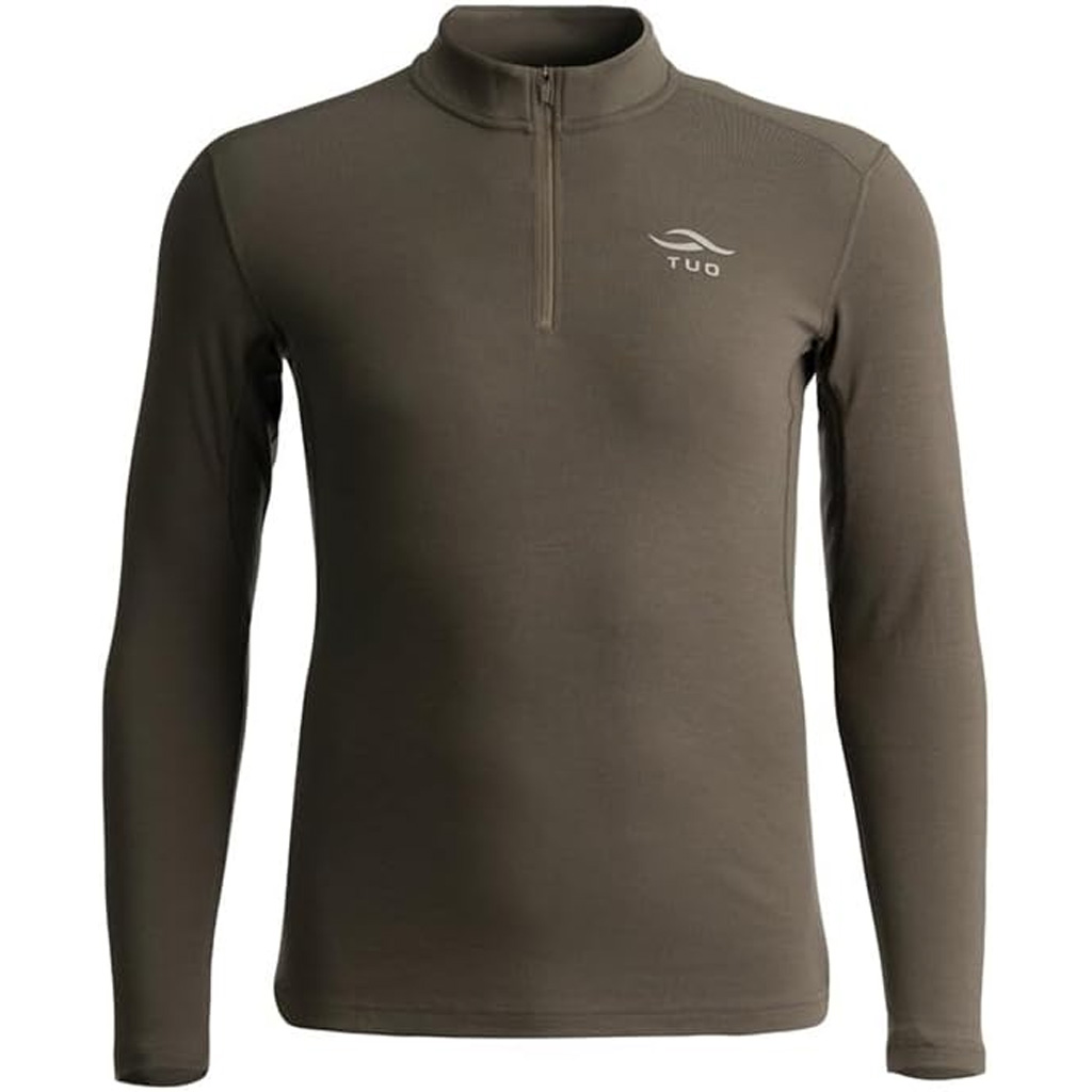 TUO Kinetic Merino 250 1/4 Zip Shirt Deadfall X-Large - Image 3