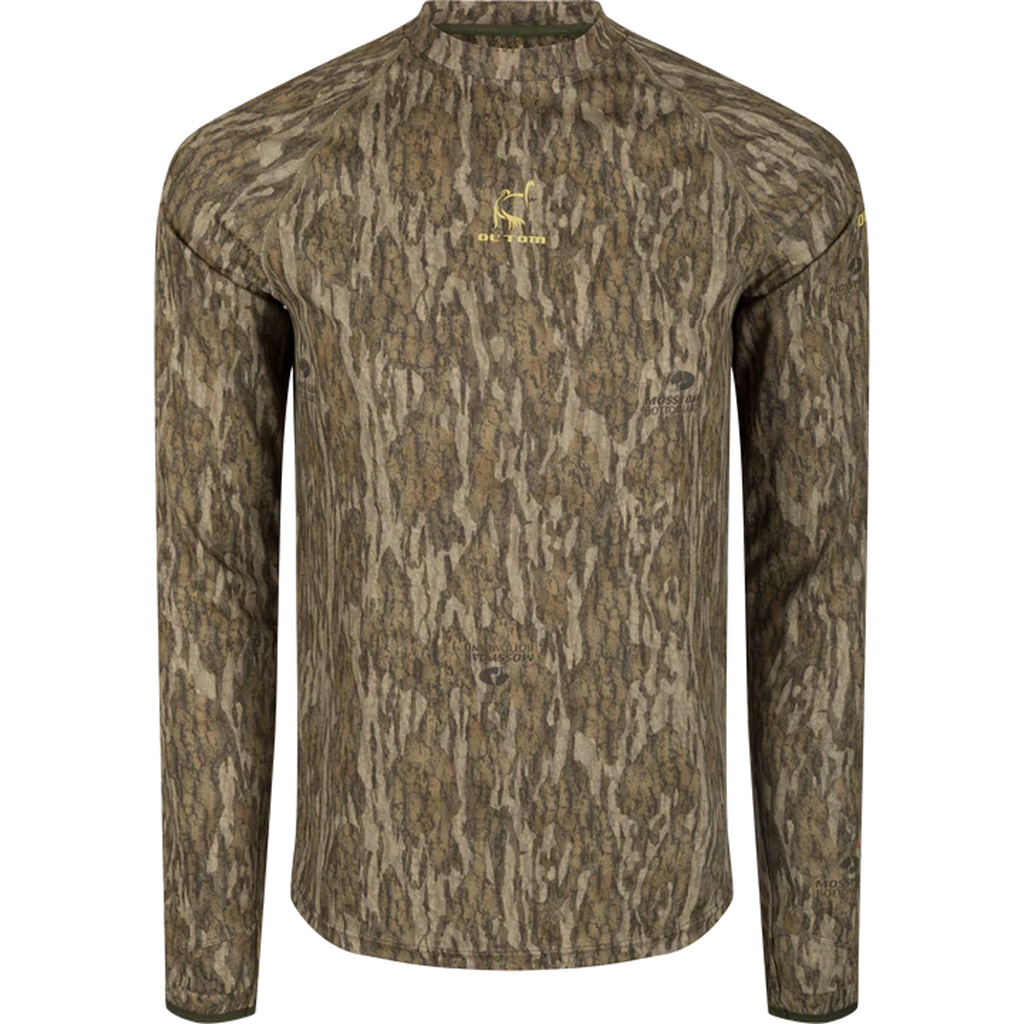 Drake Ol' Tom Mens Early Bird LS Performance Crew MO Bottomland XLarge - Image 2