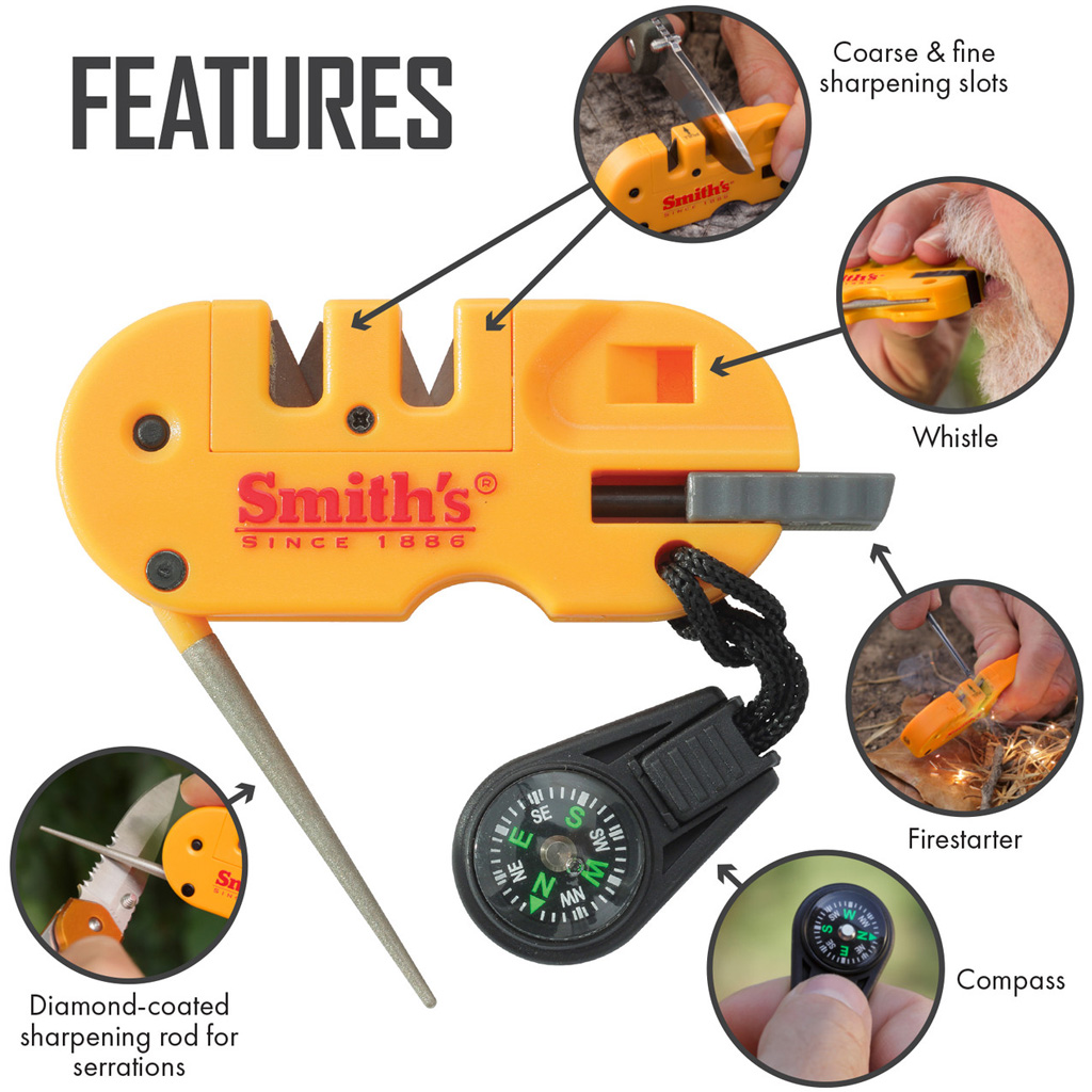 Smiths X2 Sharpener & Outdoor Tool - Image 4
