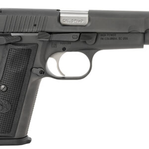 FN 66100256 High Power 9mm Luger 17+1, 4.70" Black Target Crown Steel Barrel, Black PVD Serrated Steel Slide & Steel Frame w/Beavertail, Black Textured Polymer Grip, Ambidextrous