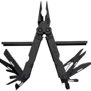 S.O.G SOG-B61N-CP Powerlock Black Oxide 420 Stainless Steel 7" Long Features 18 Tools w/Sheath