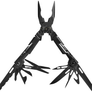 S.O.G SOG-PP1002-C PowerPint Black Hardcoat Anodized Stainless Steel 5.10" Long Features 5Cr15MoV Stainless Steel