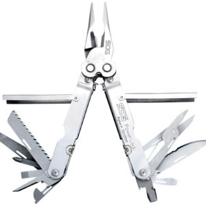 S.O.G SOG-S60N-CP PowerLock Polished 420 Stainless Steel 7" Long Includes Sheath