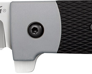 Cold Steel CS-26T Oyabun 3.50" Folding Plain 4034 Stainless Steel Blade/ Griv-Ex Black GRN w/TPR Inlay Handle