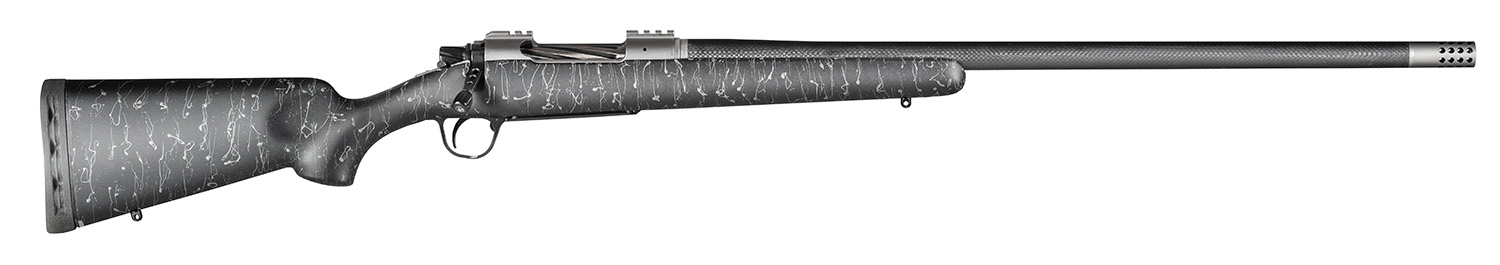 Christensen Arms CA10268315331 Summit TI Full Size 7mm Rem Mag 3+1, 26" Natural Titanium Steel Threaded Barrel, Natural Titanium Aluminum Receiver, Black w/Gray Webbing Fixed Sporter Stock