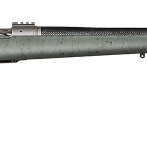 Christensen Arms 8010800202 Summit TI Full Size 300 PRC 3+1, 26" Natural Titanium Steel Threaded Barrel, Natural Titanium Aluminum Receiver, Green w/Black Webbing Fixed Sporter Stock