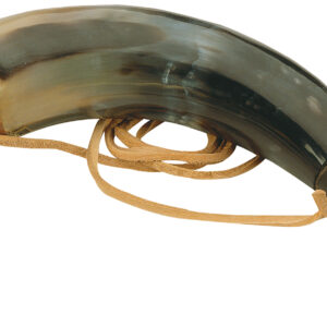 Traditions A1252 Authentic Powder Horn with Sling and Wood Cap