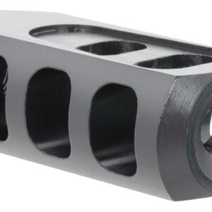 TacFire Tanker Muzzle Brake Black Oxide Steel with 1/2"-28 tpi Threads 2.76" OAL 1.37" Diameter for 5.56x45mm NATO