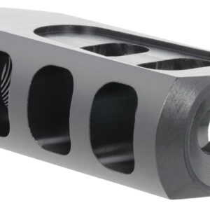 TacFire  Tanker Muzzle Brake  Black Oxide Steel with 5/8"-24 tpi Threads 2.76" OAL 1.37" Diameter for 308 Win