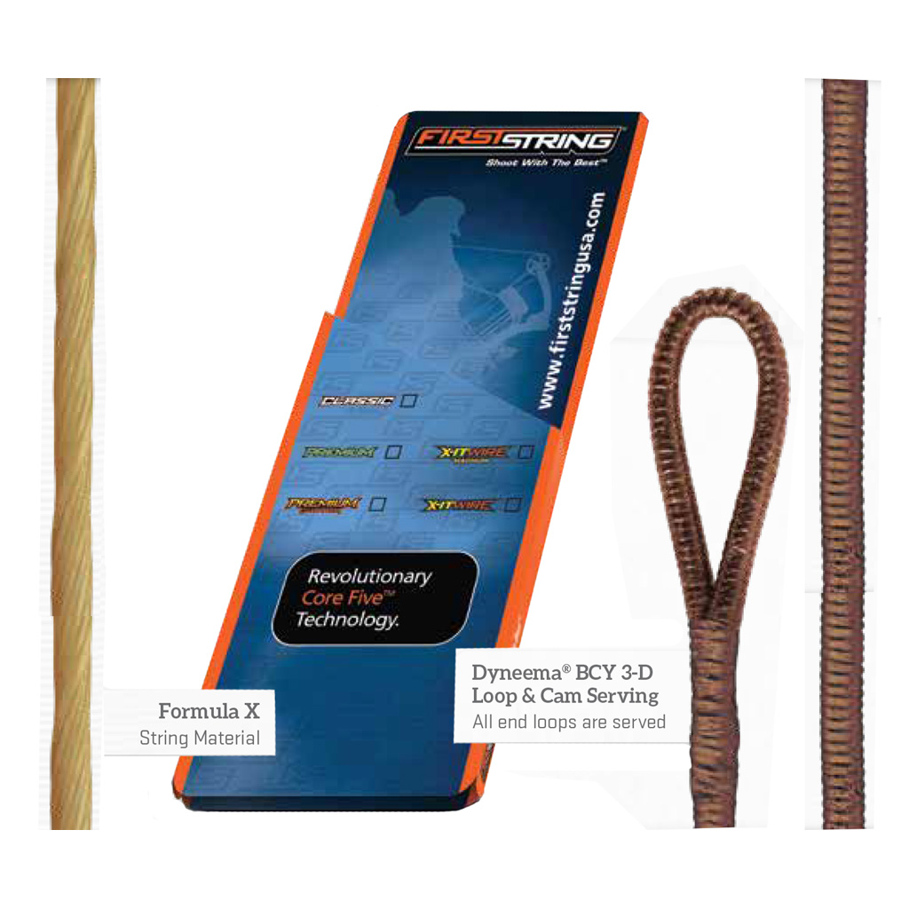 FirstString Classic String Set Buckskin w/Tan Serving Bowtech Assassin