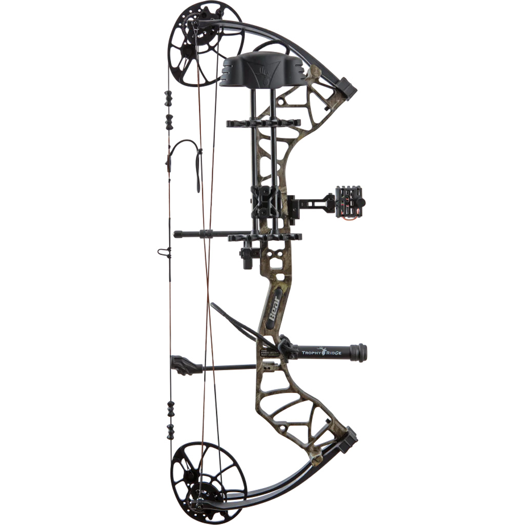Bear Legit MAXX RTH Bow Package Mossy Oak Roots/Black 10-70 lbs. LH